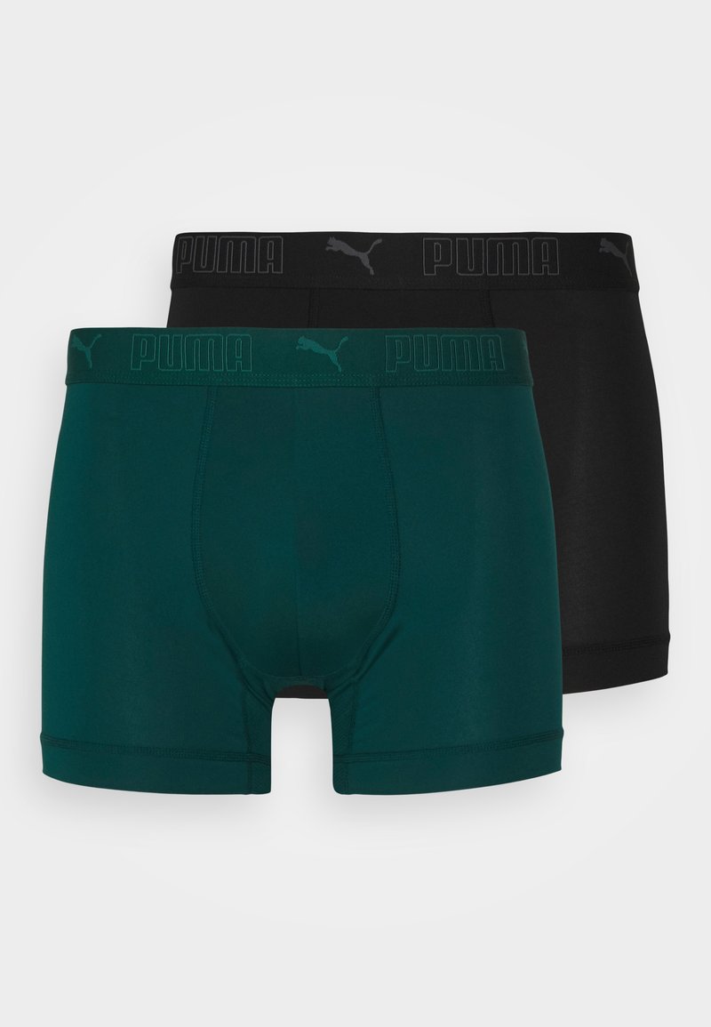 Puma MEN SPORT 2 PACK - Cuecas boxer - varsity green combo