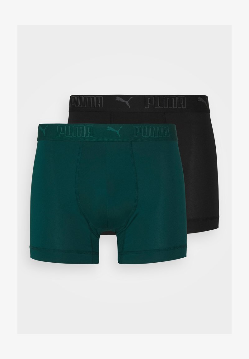 Puma MEN SPORT 2 PACK - Cuecas boxer - varsity green combo