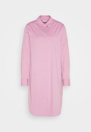 Marc O'Polo DRESS A-LINE SHIRT DETAILS LONG SLEEVE - Shirt dress - berry lilac