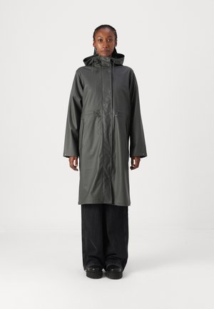 Selected Femme SLFRAYA RAINCOAT - Waterproof jacket - volcanic ash
