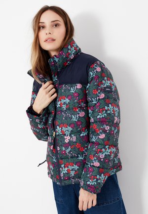 SUPER PUFFER ELBERRY - Winter jacket - blue art floral