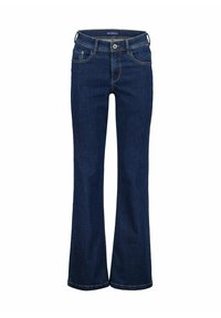Red button 5POCKET - Bootcut jeans - dark blue denim