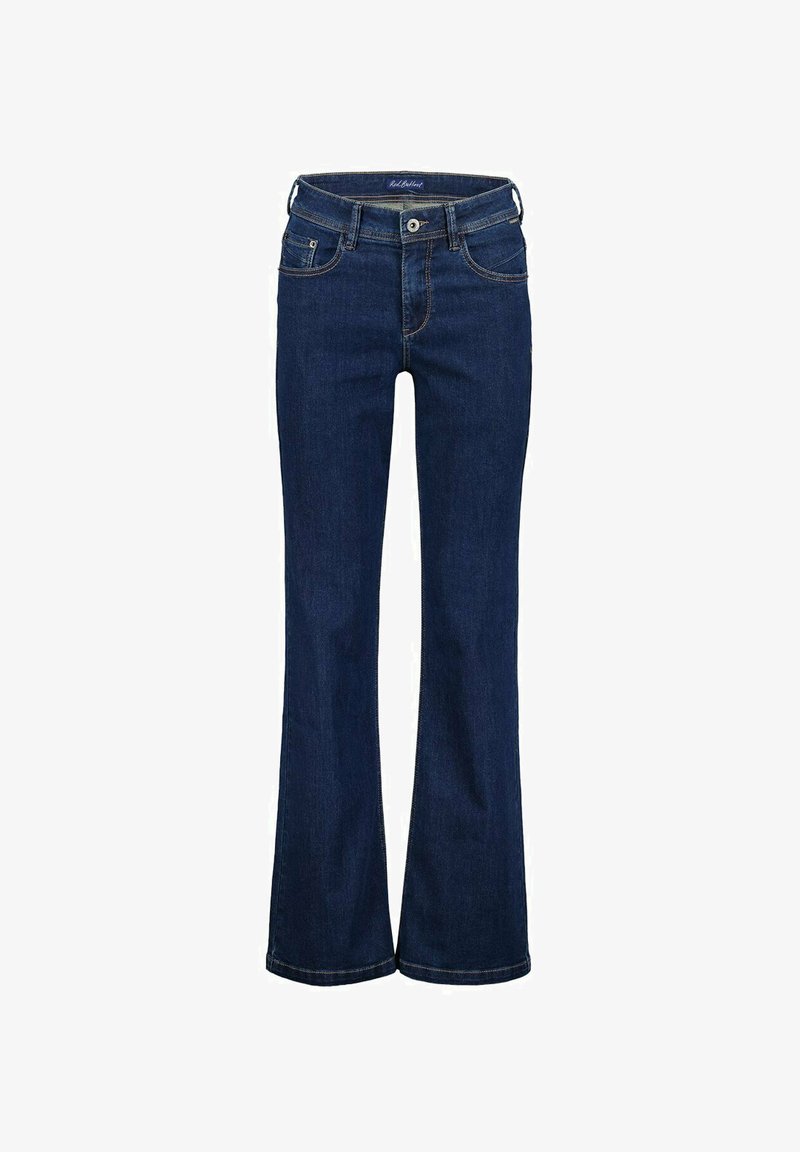 Red button 5POCKET - Bootcut jeans - dark blue denim