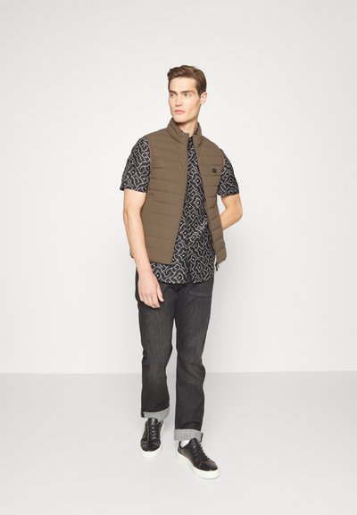 Emporio Armani DOWN WAISTCOAT - Colete - noce
