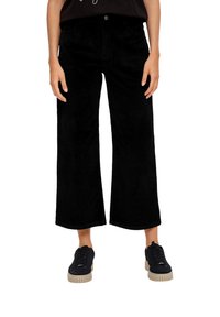 s.Oliver CULOTTE IN QUALITÄT - Broek - schwarz