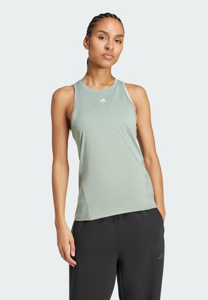 adidas Performance DESIGNED FOR - Top - silver green