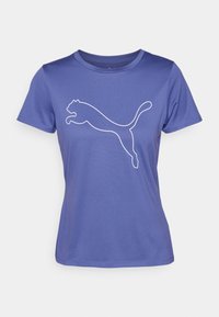 TAD ESSENTIAL LOGO TEE - Sports T-shirt - blue crystal