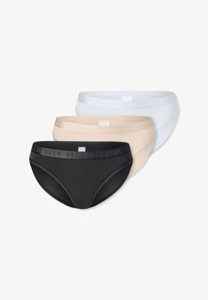3-PACK - ELLE SUPER SOFT - Bas de bikini - white beige black