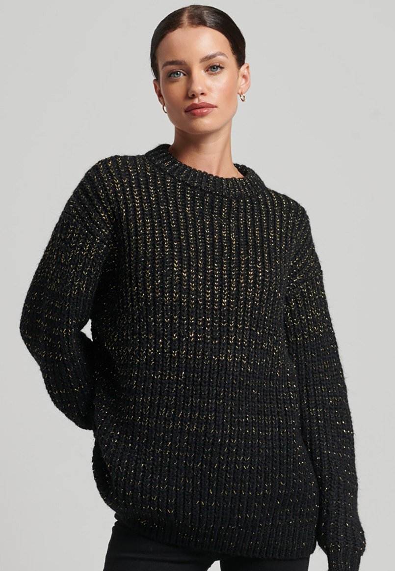 Superdry METALLIC MOCK NECK - Jumper 