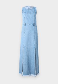 DRESS WITH SIDE SLITS - Maxikjoler - light blue