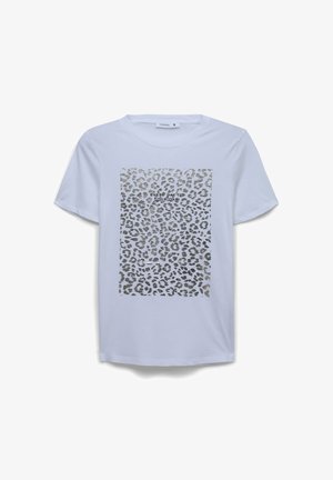 Terranova, LAMINATED PATTERNED - T-shirt con stampa - bianco ottico