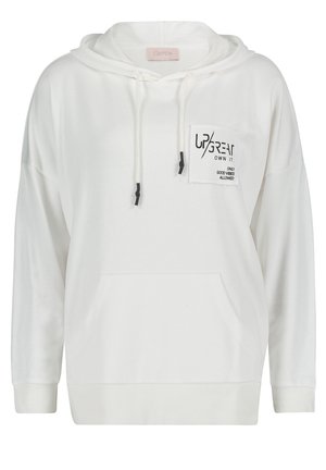 Mikina s kapucí - white