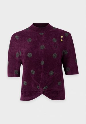 Fred Perry, POLKA DOT - T-shirt imprimé - plum