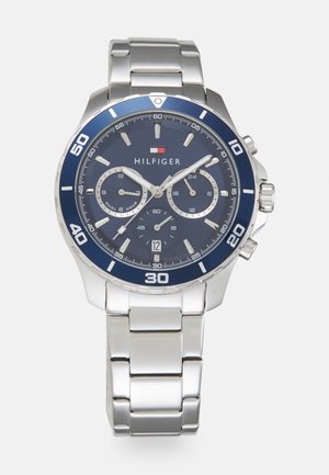 Chronograph watch - silver-coloured/blue
