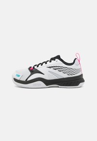 K-SWISS SPEEDEX - Scarpe da padel - white/black/aquarius