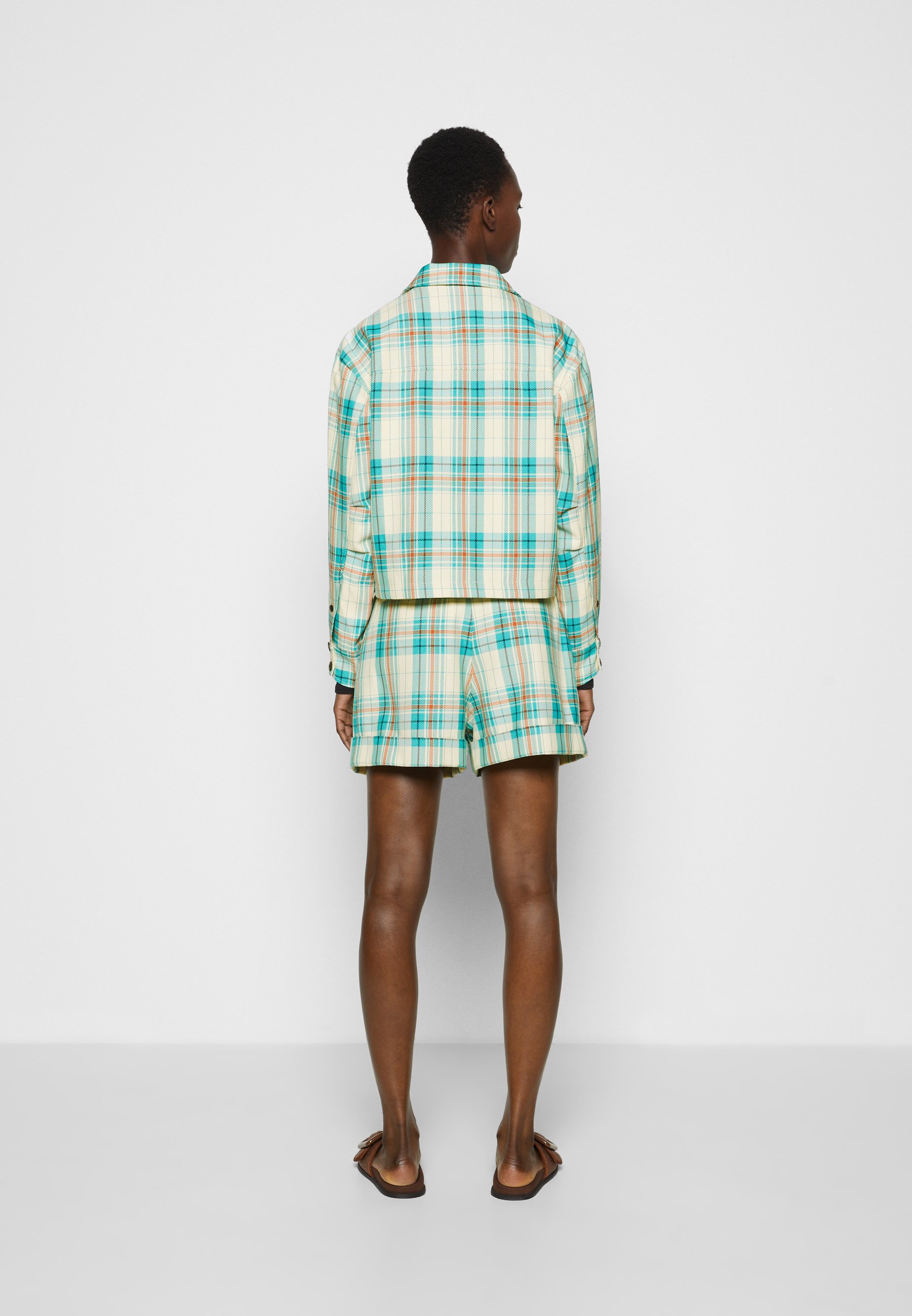 Rag \u0026 Bone Jessie Plaid Shirt Jacket Black Label Summer Jacket, Women's, Size: XS, Green