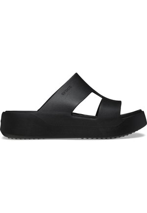 Pool slides - metallic black