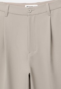 PULL&BEAR DARTED - Trousers - taupe