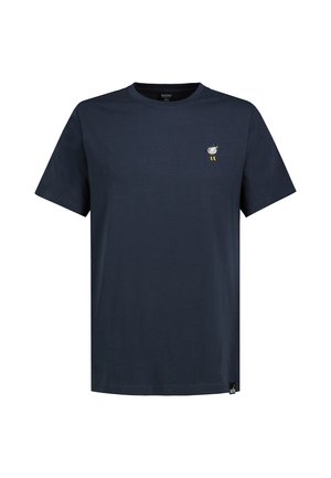 Eight 2 Nine, EIGHT 2 NINE T-SHIRT MIT STICK-PATCH MARITIM - Print T-shirt - dark-blue