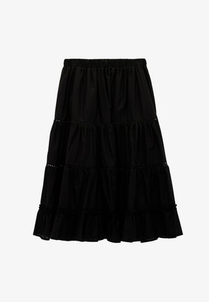 Koton, MIDI - A-linjainen hame - black