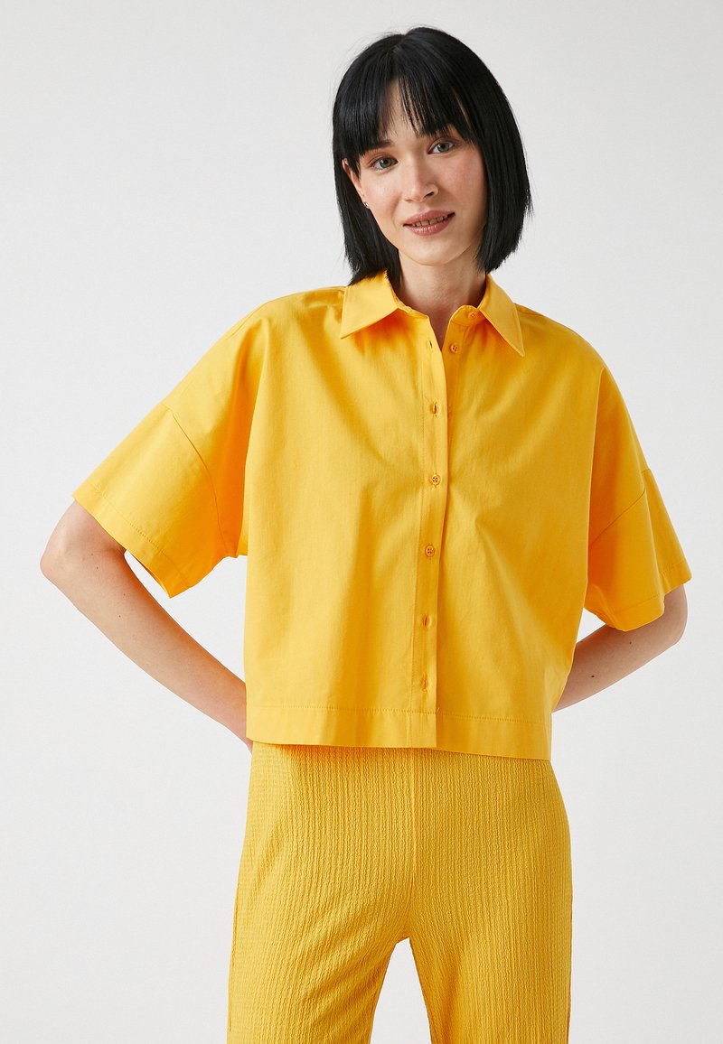 Koton Overhemdblouse geel Koton Overhemdblouse geel