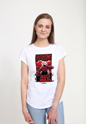 CAPTAIN AMERICA BRAVE NEW WORLD HULK BOMB - Print T-shirt - white