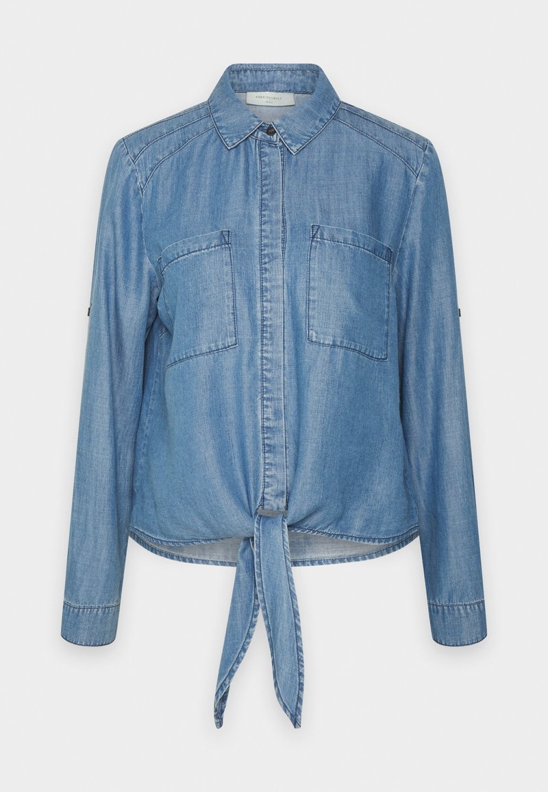 Freequent Overhemdblouse blauw Freequent Overhemdblouse blauw