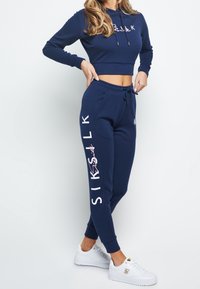 SIKSILK Felpa con cappuccio - blue