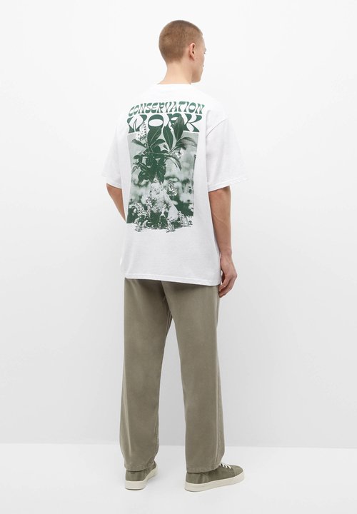 PULL&BEAR XDYE Print Tshirt white Zalando.ie