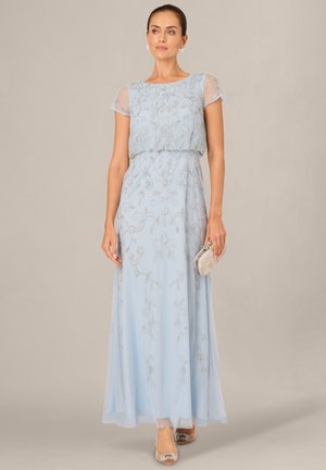 BEADED BLOUSON LONG - Společenské šaty - elegant sky