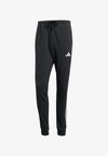 ESSENTIAL 3-STRIPES - Pantalones deportivos - black   white