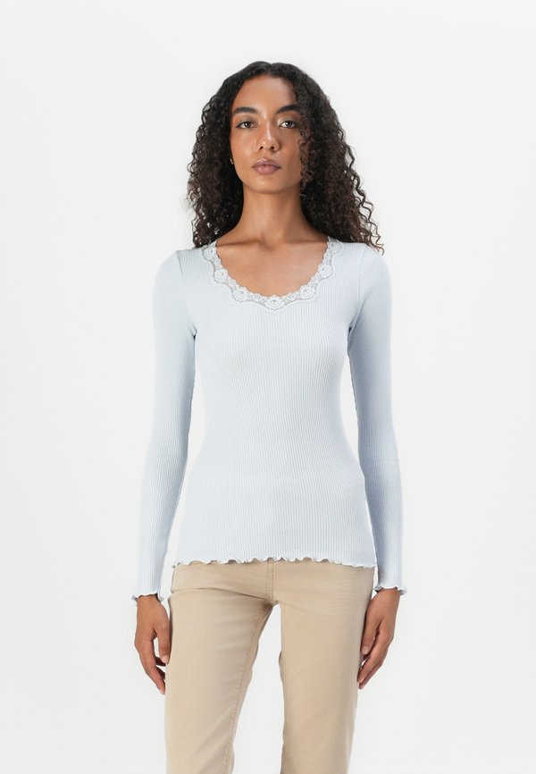 BABETTE U NECK  - Long sleeved top - heather sky