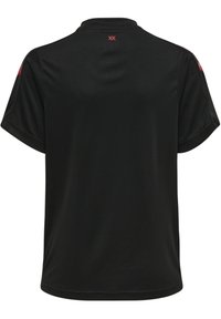 Hummel CORE  - T-shirts print - black true red