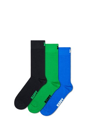 3-PACK SOLID - Socken - black