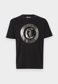 ROUND MAXI - T-shirts med print - black