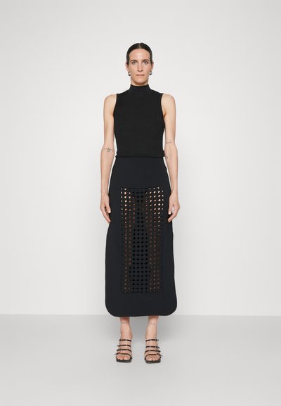A.W.A.K.E. MODE SKIRT WITH FRAME INSERT - Μάξι φούστα - black