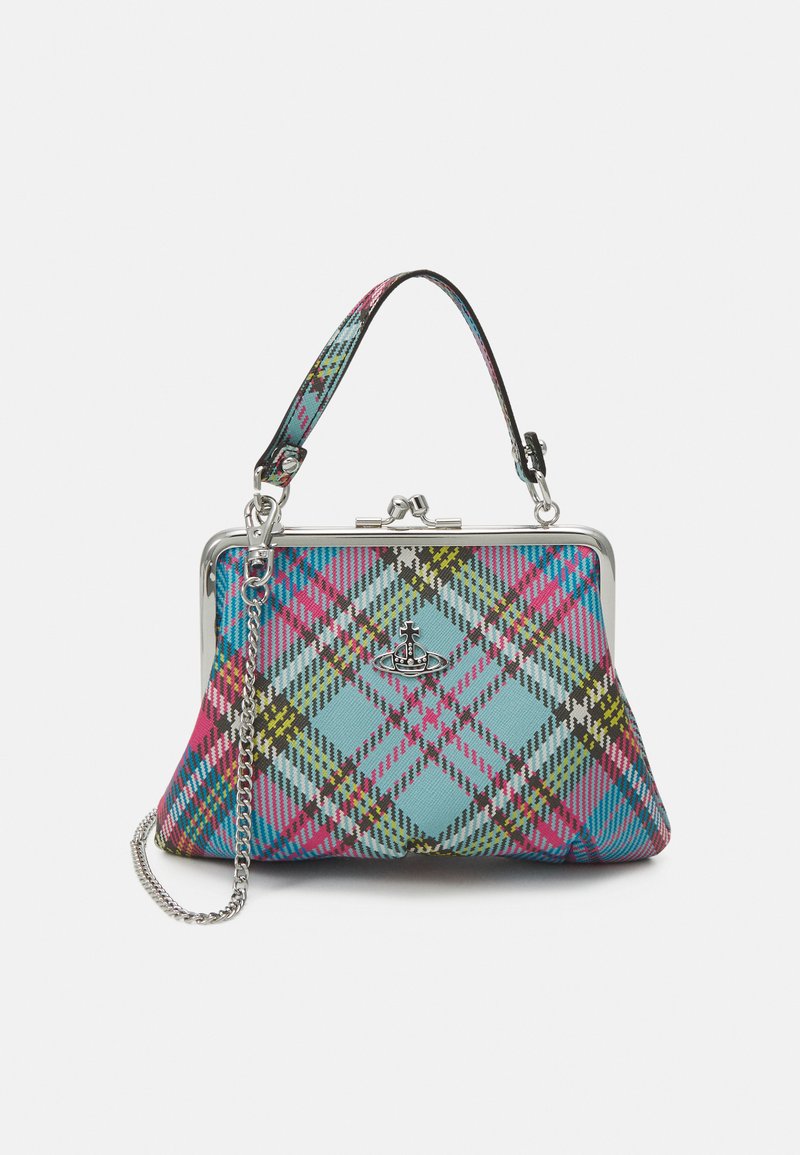 Vivienne Westwood GRANNY FRAME PURSE Handbag macandy tartan/red