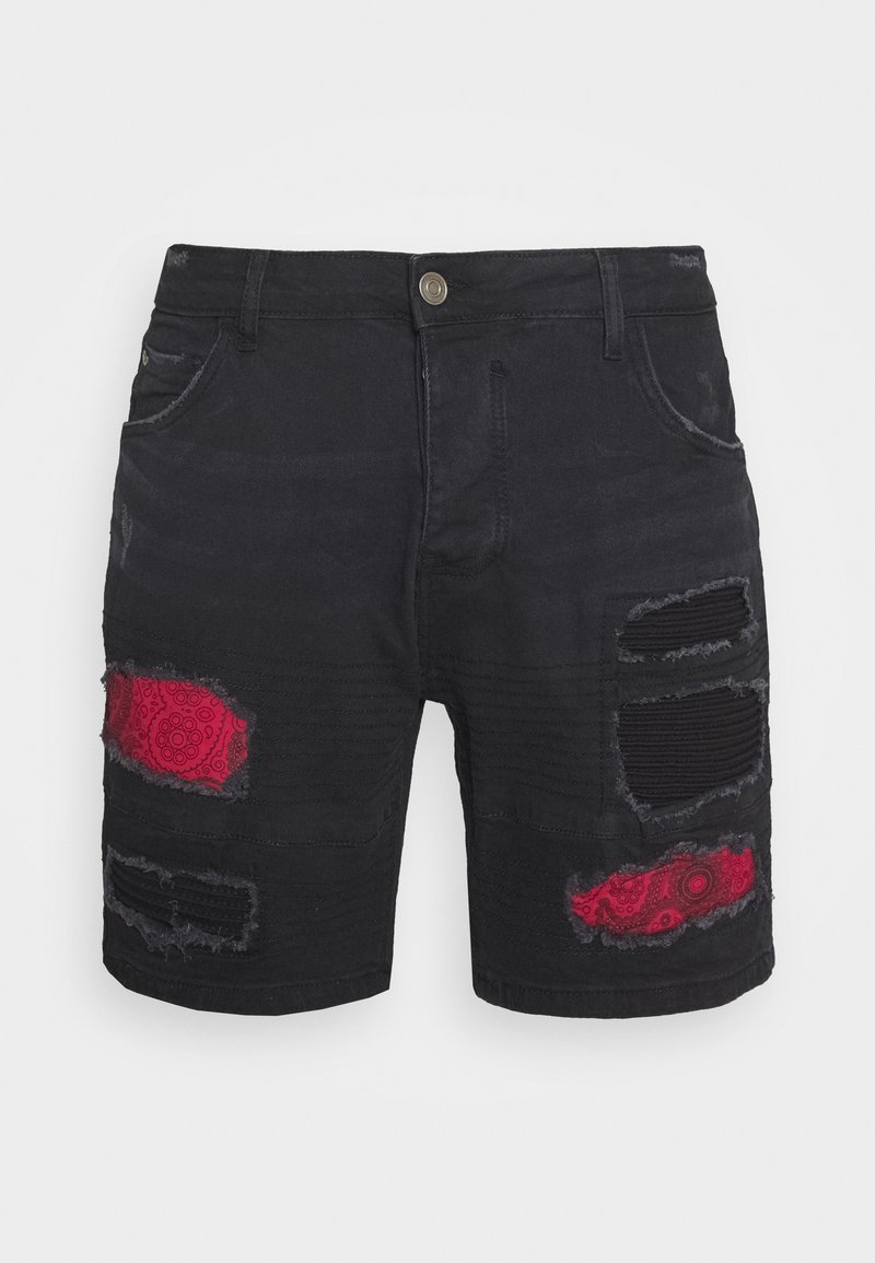 Brave Soul Jeansshort zwart