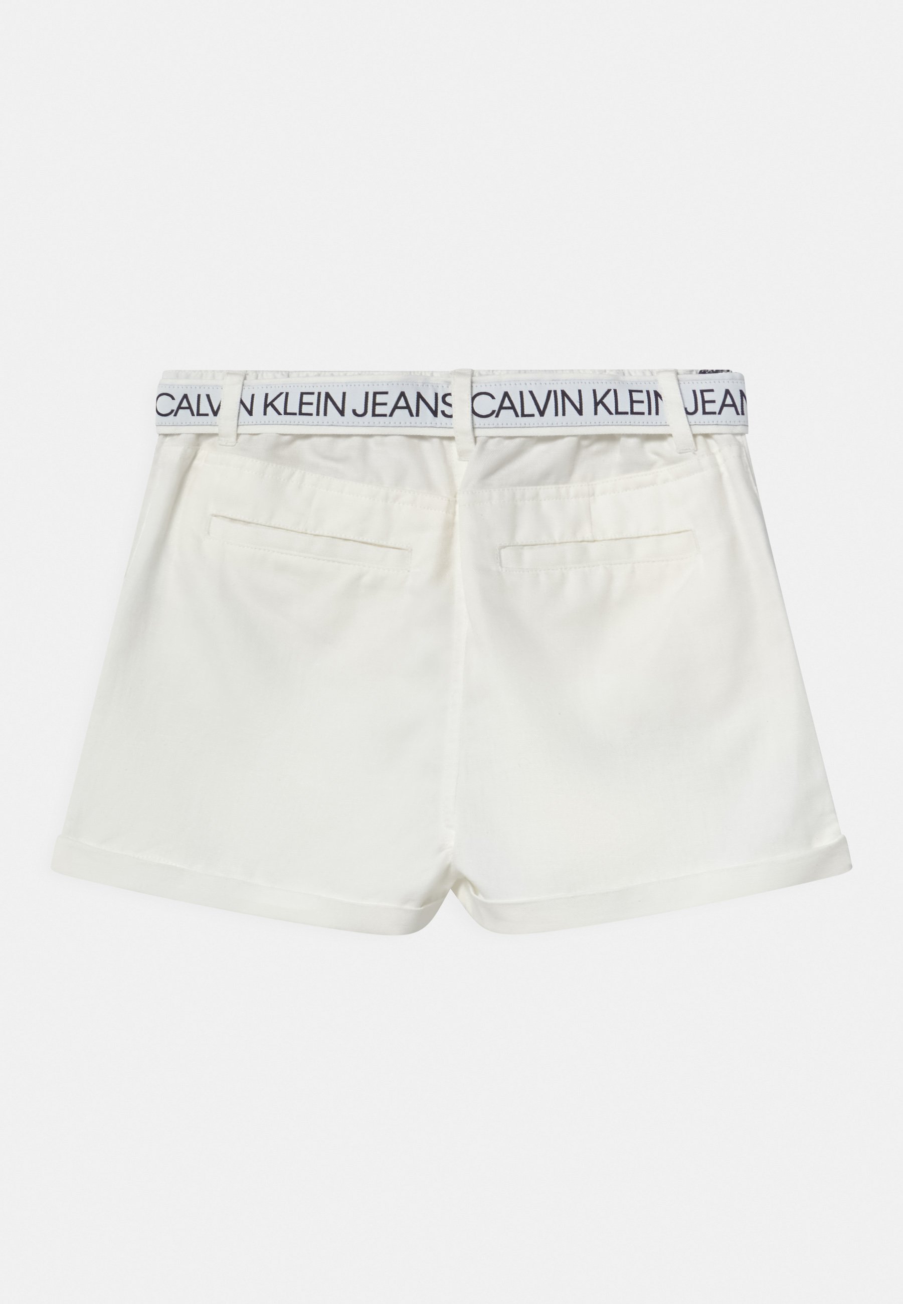 Calvin Klein Jeans LOGO TAPE - Shorts - white/bianco - Zalando.it