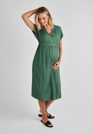 JoJo Maman Bébé BUTTON FRONT - Denné šaty - khaki