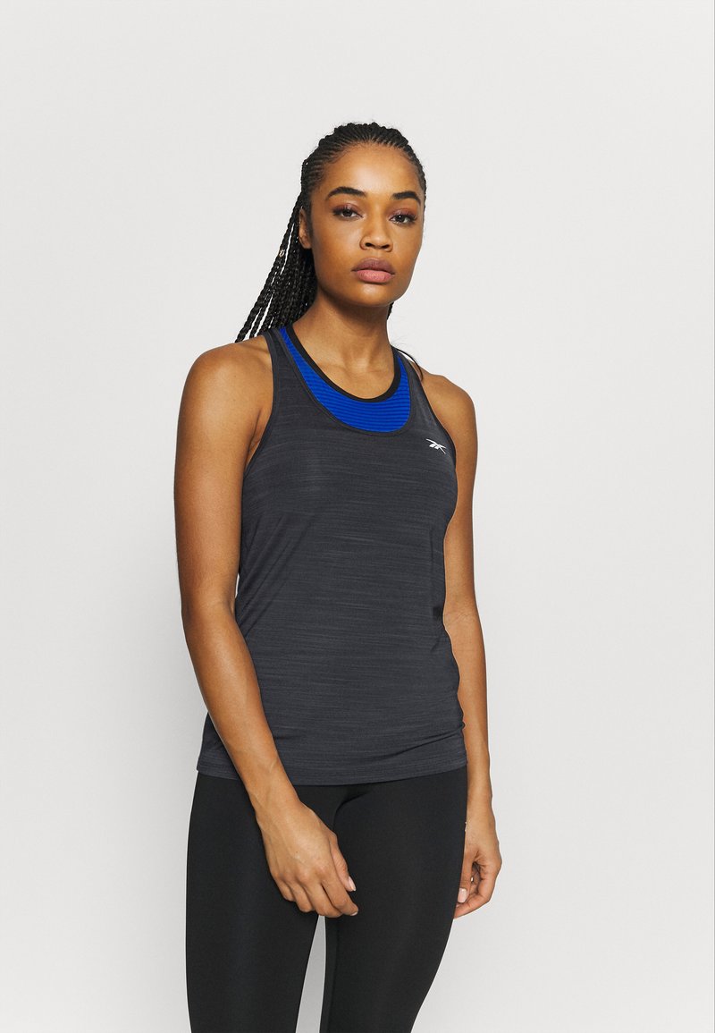 Reebok ATHLETIC TANK Sports Tshirt black Zalando.ie