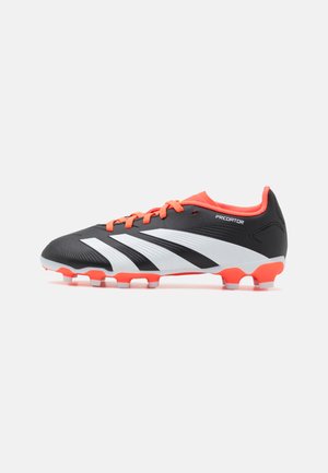 PREDATOR 24 LEAGUE LOW MULTI-GROUND - Botines de fútbol para terreno firme - core black/footwear white/solar red
