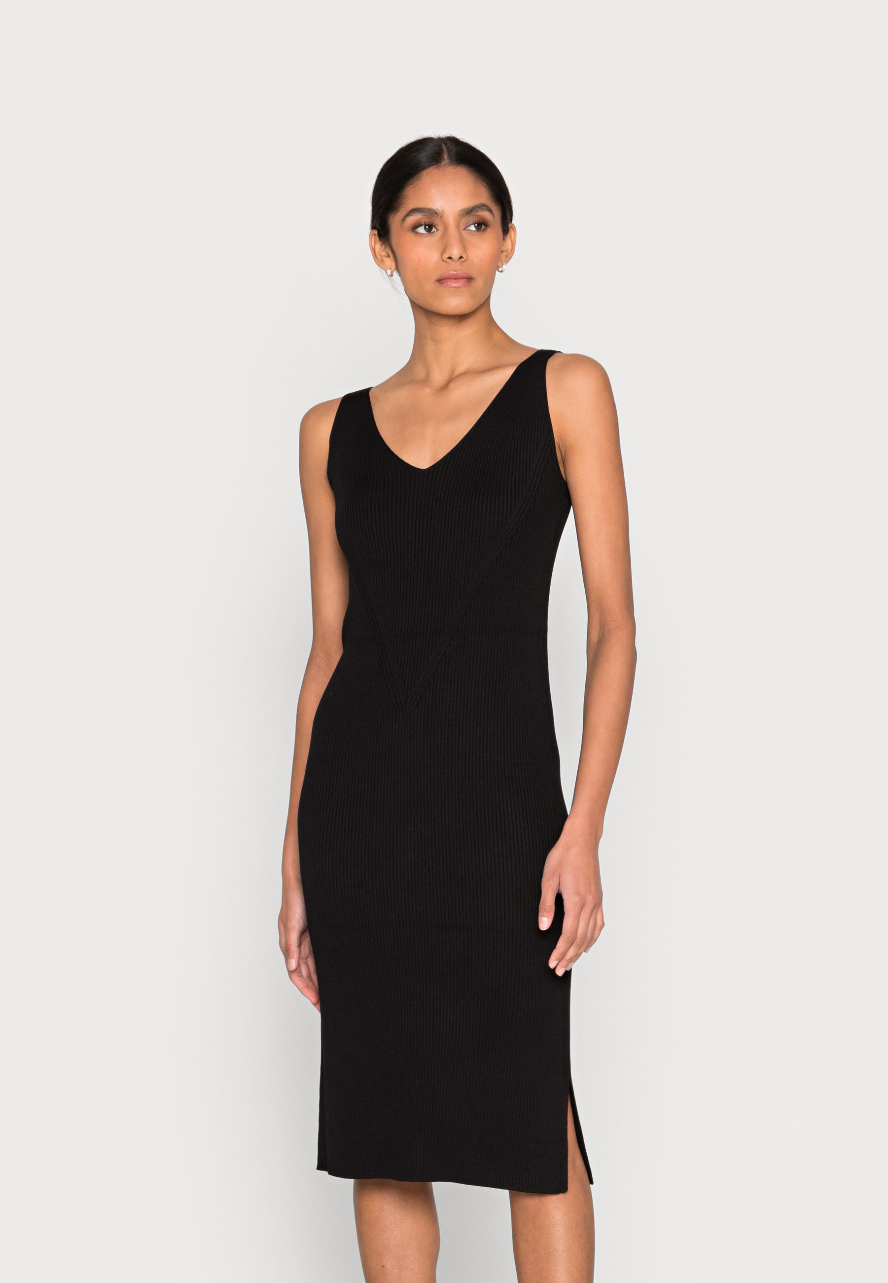 midi dress and jumper