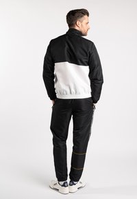 Sergio Tacchini NASTRO TRACKSUIT SET - Trenirka - black/harvest gold