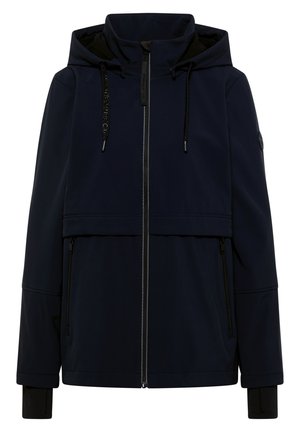 Cecil, SOFTSHELL JACKE MIT ABNEHMBARER KAPUZE - Veste softshell - dark navy blue