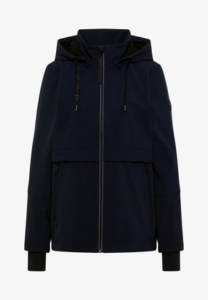 Cecil, SOFTSHELL JACKE MIT ABNEHMBARER KAPUZE - Giacca outdoor - dark navy blue
