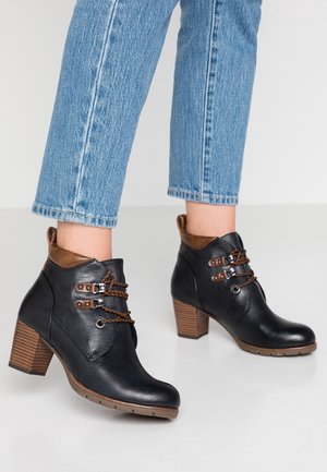 Marco Tozzi Boots à talons - dark blue