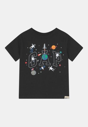 LOGO TODDLER BOY - T-shirt z nadrukiem - true black