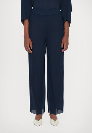 FIVE PLISSE  - Bukser - dress blue