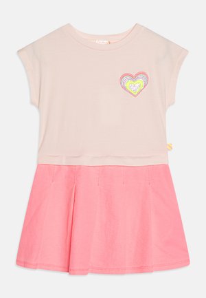 SHORT SLEEVED DRESS - Jerseyjurk - pink